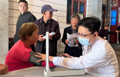 商洛仁真中医脑病康复医院开展健康义诊活动